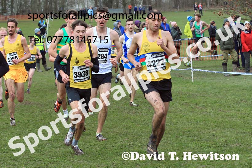 Senior Mens 2023 UK CAU Inter Counties Cross Country Champs, Prestwold Hall, Loughborough. Photo: David T. Hewitson/Sports for All Pics